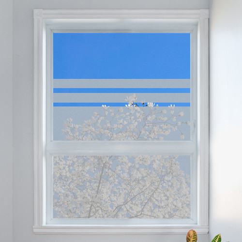 Milchglasfolie für Fenster, Glastüren und Duschen 120 cm