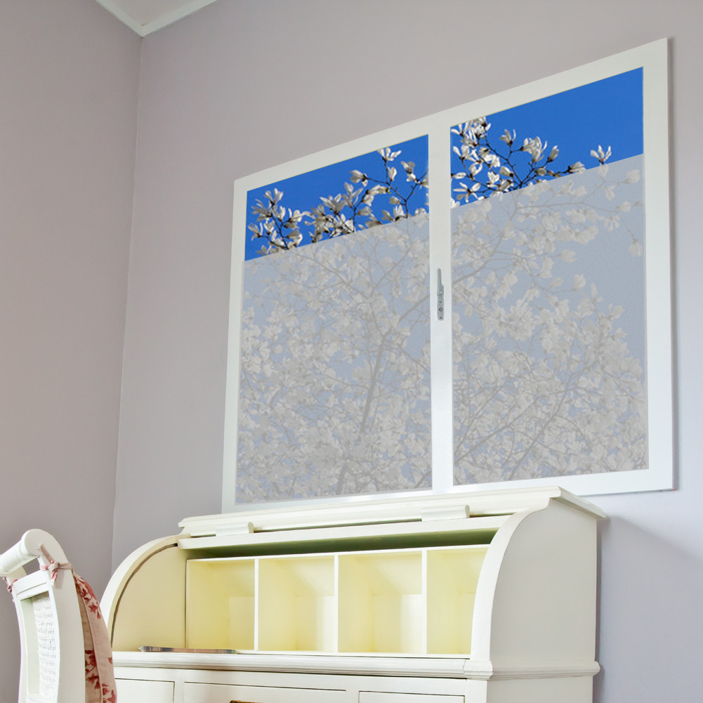 Milchglasfolie für Fenster, Glastüren und Duschen 120 cm