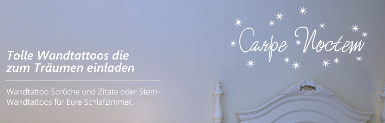 Schalfzimmer wandtattoos wandaufkleber sterne, süÃe träume Wandtattoo schlafzimmer