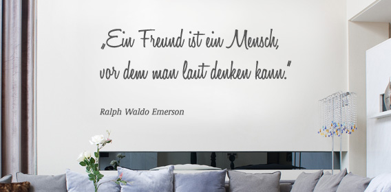 Wandtattoo Zitate über Die Liebe Das Leben Freundschaft Und Mehr