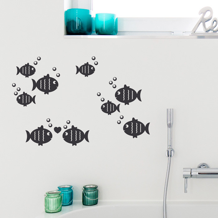 Wandtattoo Fische Set