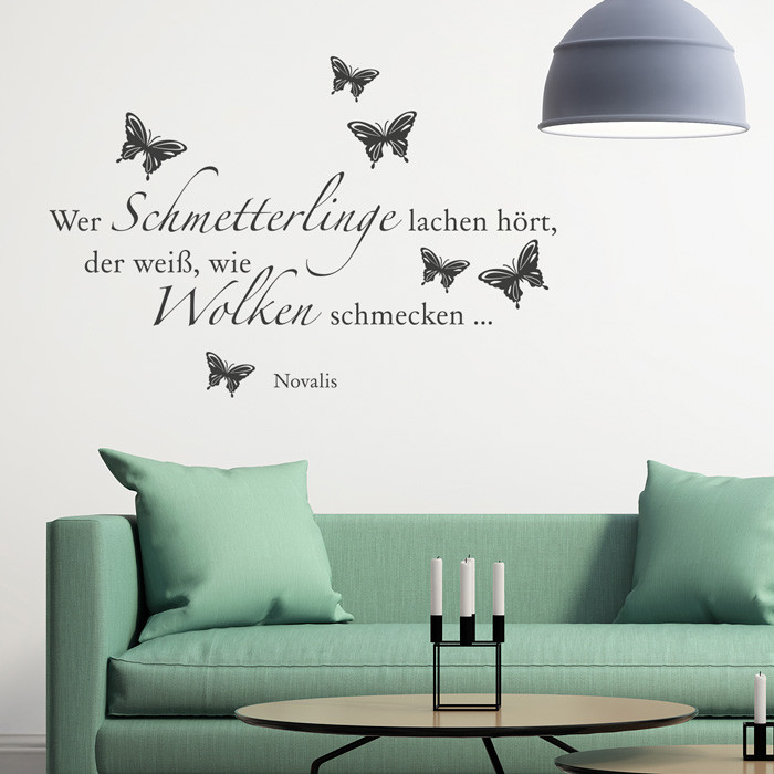 Wandtattoo Zitate über Die Liebe Das Leben Freundschaft Und Mehr