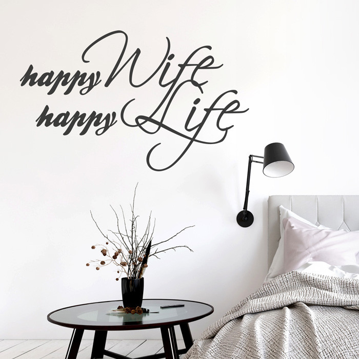 Happy Wife Happy Life Sprüche