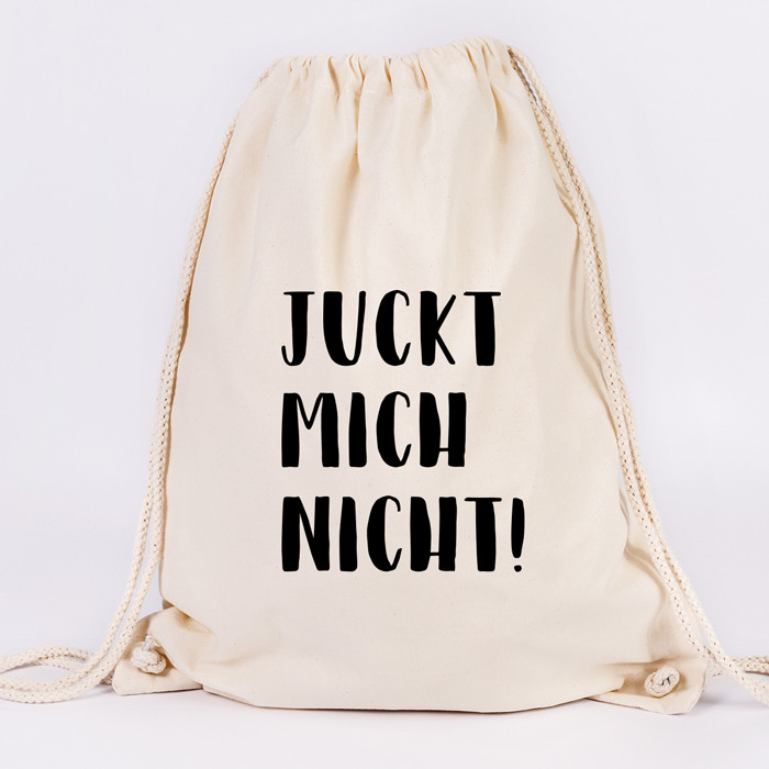 JUNIWORDS Turnbeutel Juckt mich nicht!