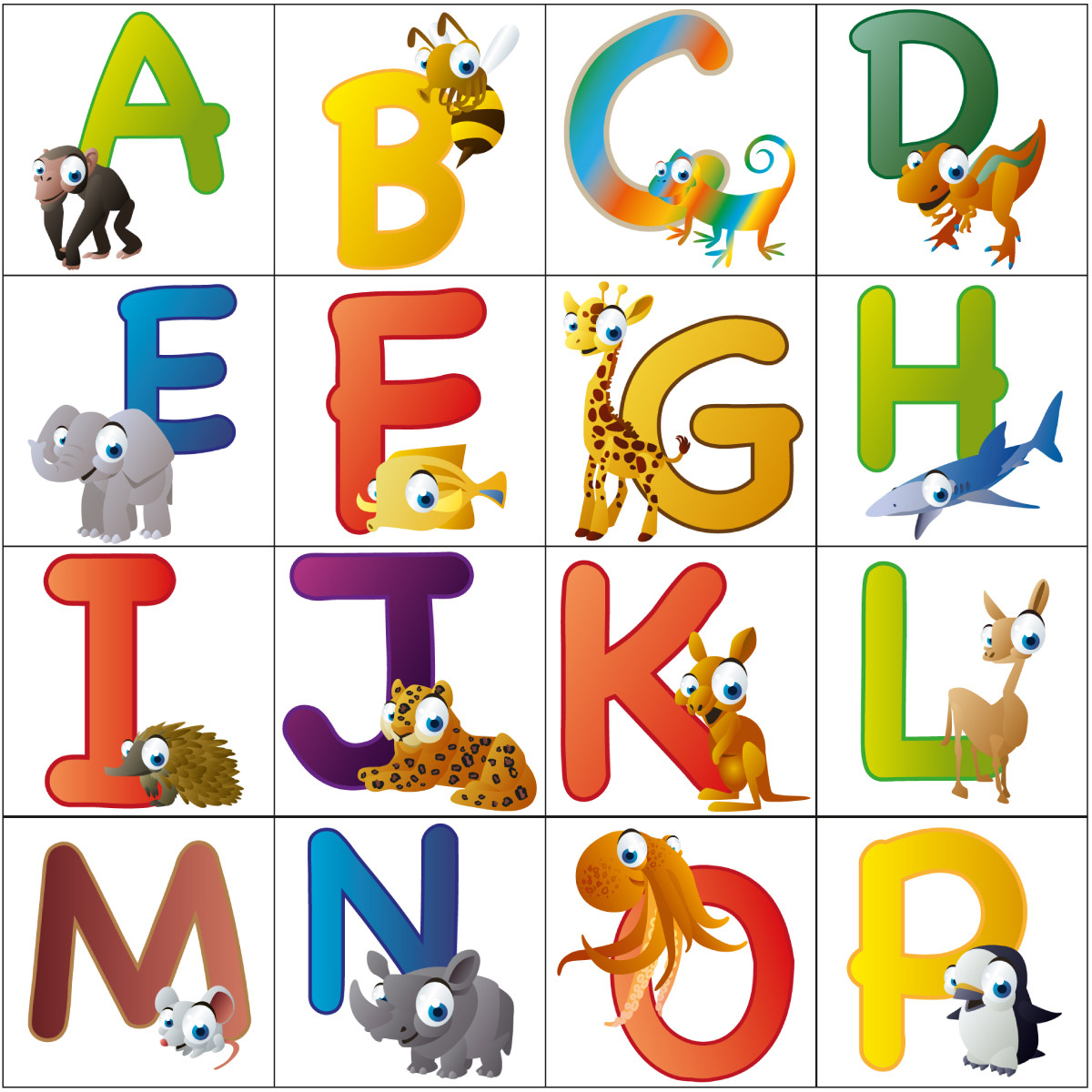 Alphabet Letters For A Poster Alphabet Letters For A Poster