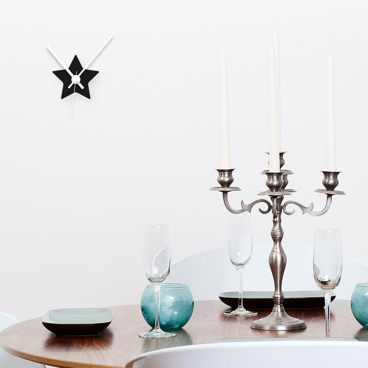 Don clock wanduhr stern Wanduhr design wohnzimmer