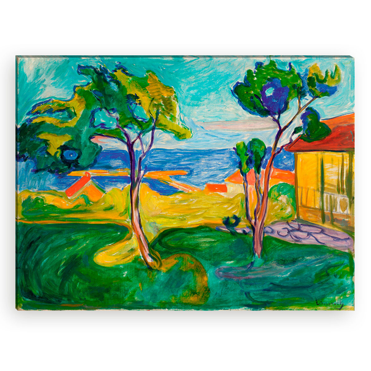 Edvard Munch der Garten in Asgardstrand