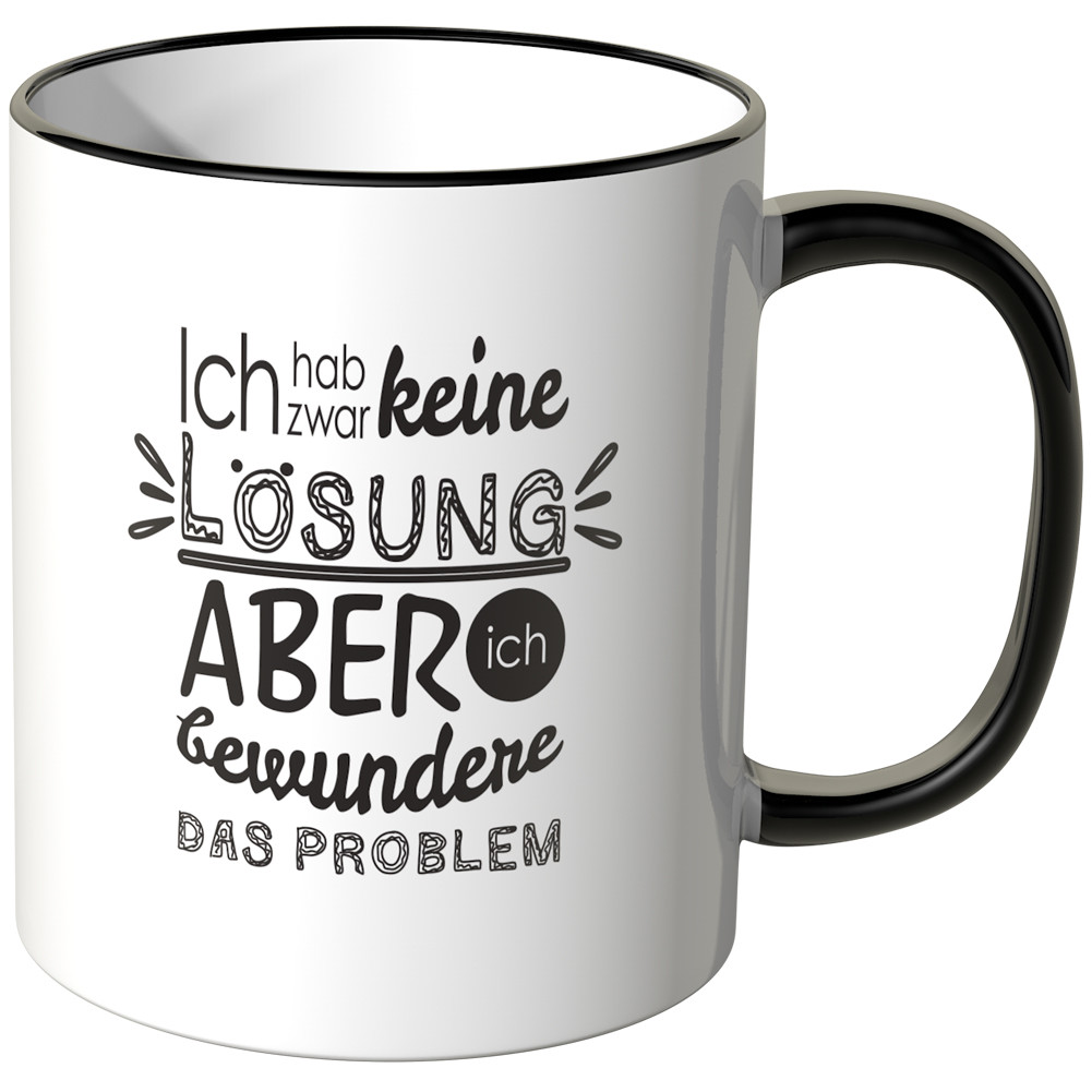 Ich habe zwar keine Lösung aber ich bewundere Problem JUNIWORDS Emaille-Tasse