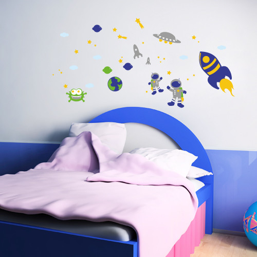 Wandtattoo Kinderzimmer Weltraum wandsticker set a4 bunter weltraum Wandtattoo Kinderzimmer Weltraum wandsticker set a4 bunter weltraum