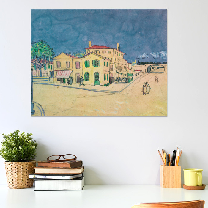 Poster Vincent Van Gogh Das Gelbe Haus