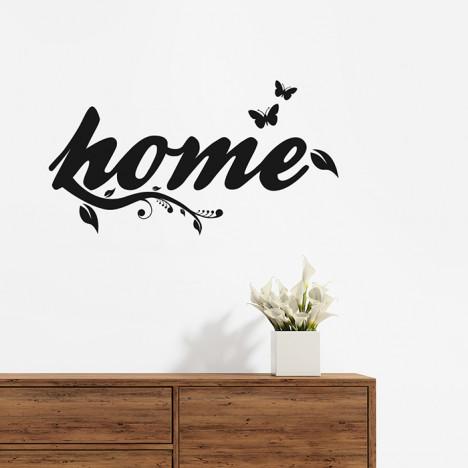 Wandtattoo Home