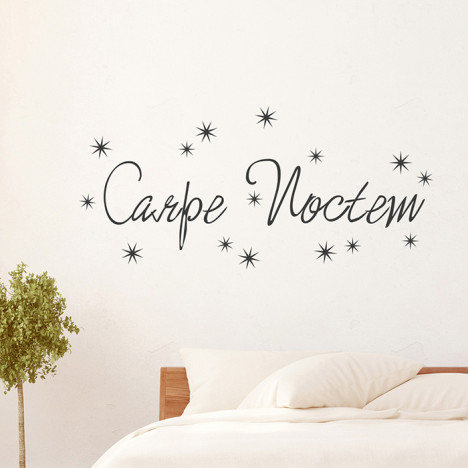 Carpe Noctem Wandtattoo