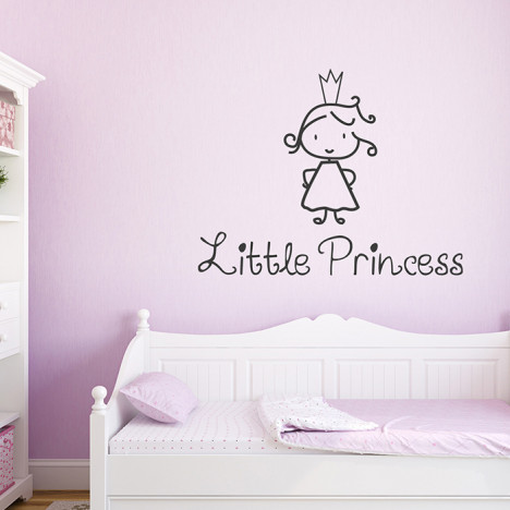 Little Princess Wandtattoo
