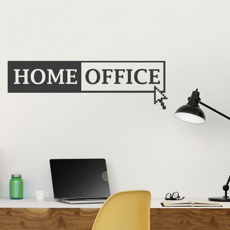 Home Office Wandtattoo