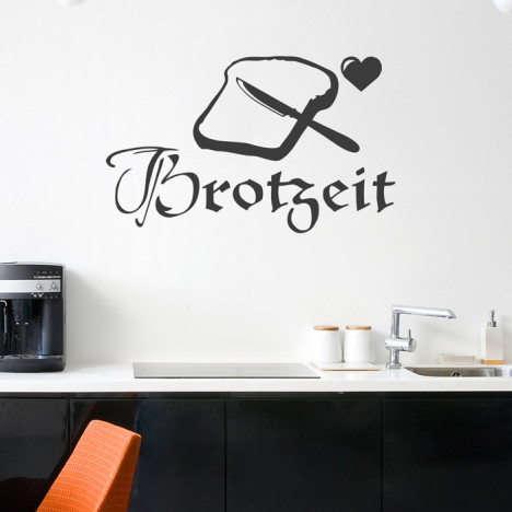 Wandtattoo Spruch - Brotzeit