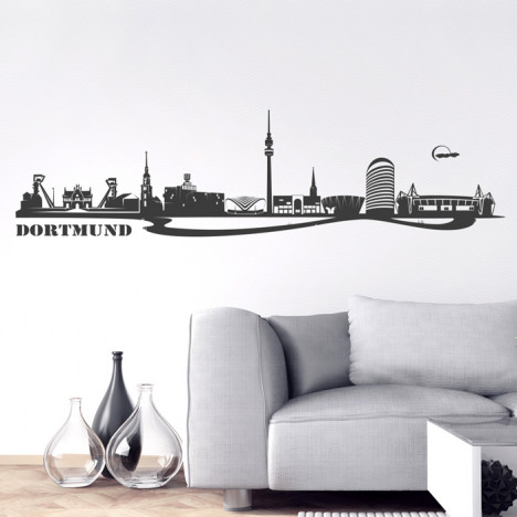 Wandtattoo Skyline Dortmund