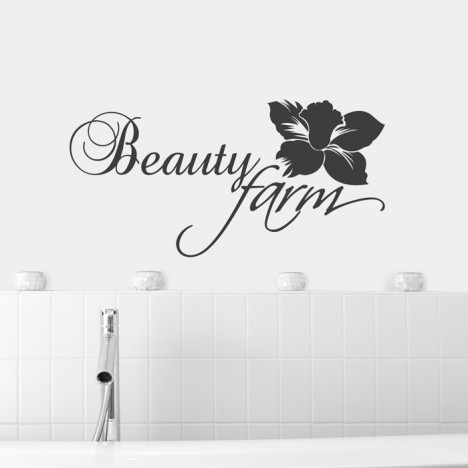 Wandtattoo Spruch - Beautyfarm