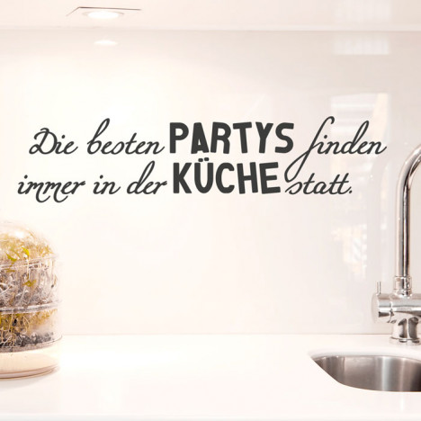 Wandtattoo Spruch - Die besten Partys 2 ...