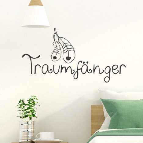 Wandtattoo Spruch - Traumfänger