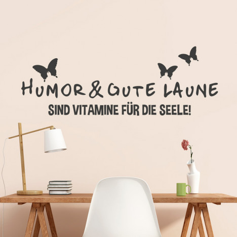 Wandtattoo Spruch - Humor und gute Laune ...