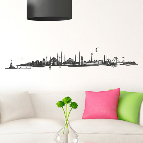 Wandtattoo Skyline Istanbul