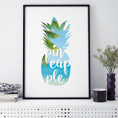 Poster Pineapple Beach
