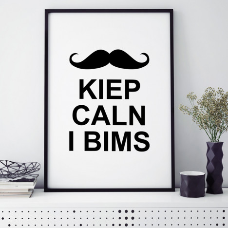 kiep caln i bims poster