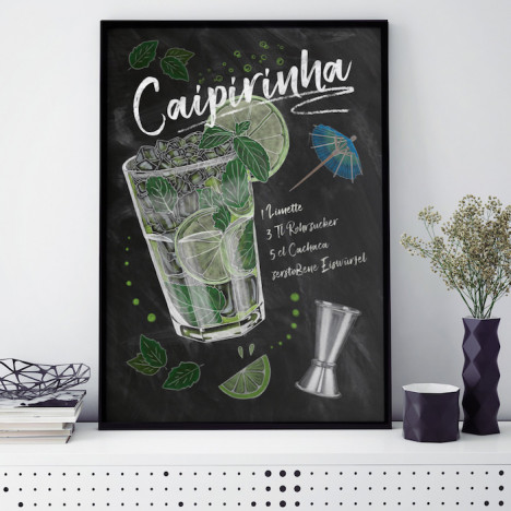 Cocktail Caipirinha Poster