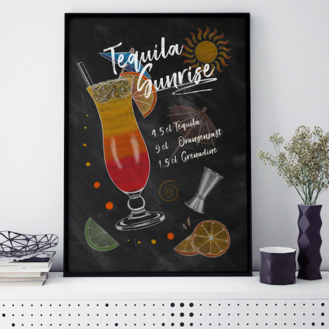 Poster Tequila Sunrise