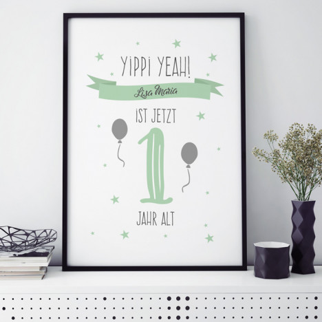 Poster Geburtstag | individualisierbar