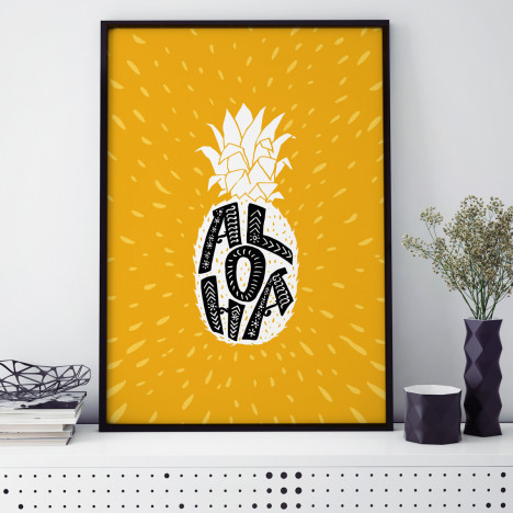 Poster Ananas Aloha