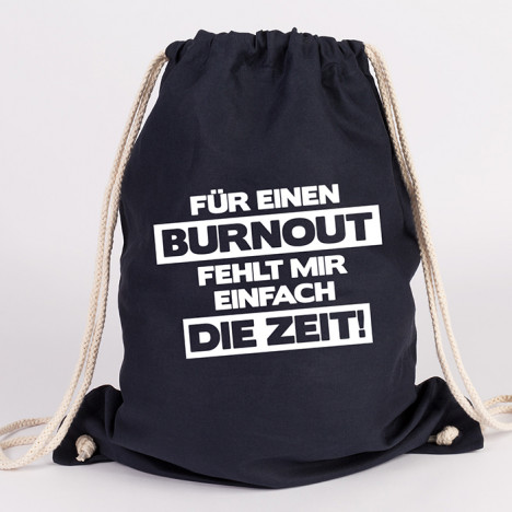 juniwords turnbeutel für einen burnout fehlt mir einfach die zeit! marine