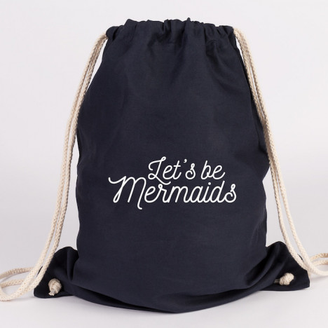 JUNIWORDS Turnbeutel Let's be mermaids
