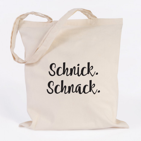 JUNIWORDS Jutebeutel Schnick. Schnack.