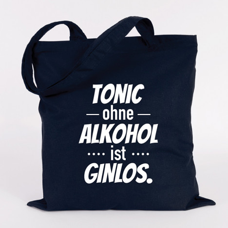 JUNIWORDS Jutebeutel Tonic ohne Alkohol ist Ginlos.