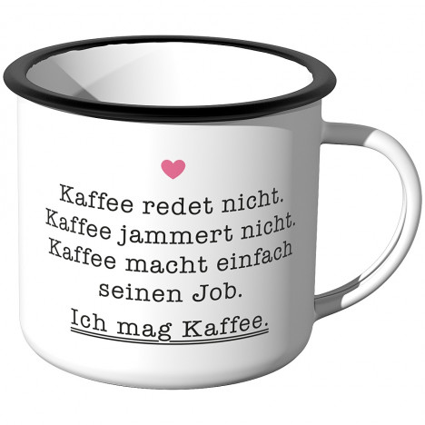 Emaille Tasse Ich spreche fließend Ironisch