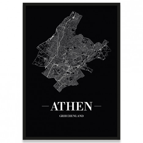 Bilderrahmen Athen Poster