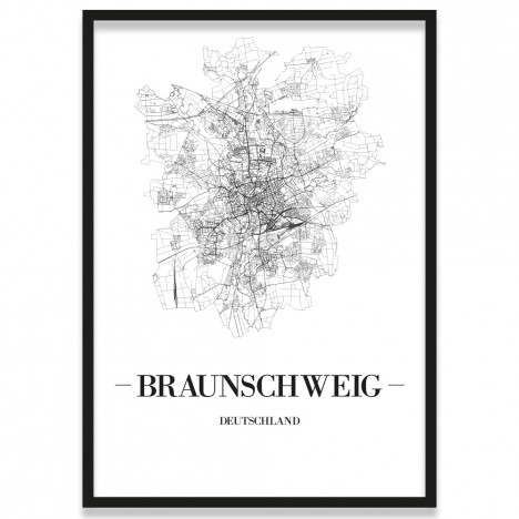 Poster Braunschweig Bilderrahmen