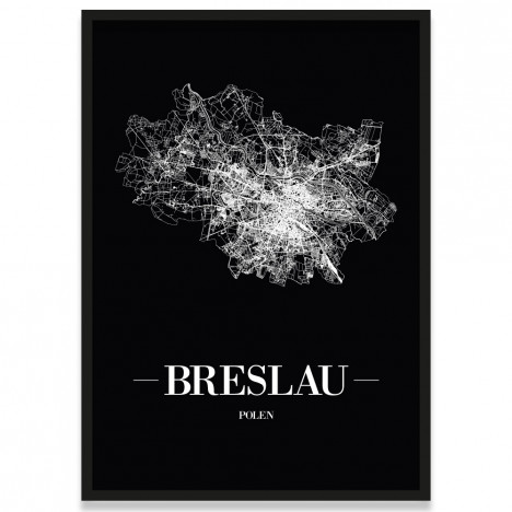 Poster Breslau Rahmen