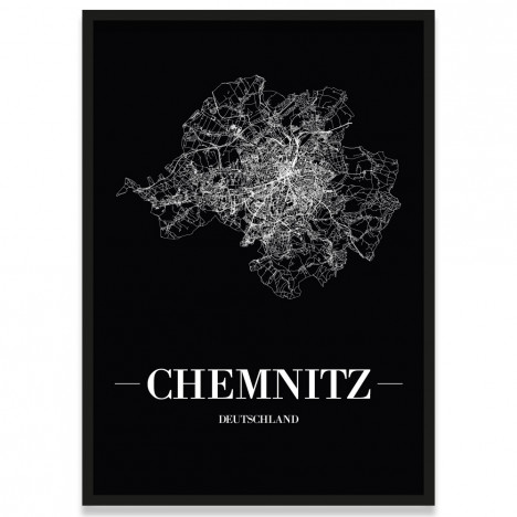 Poster Chemnitz Rahmen