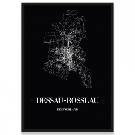 Poster Dessau-Rosslau Rahmen