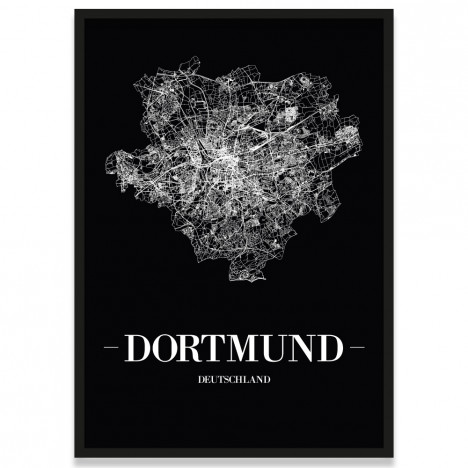 Dortmund Poster Rahmen