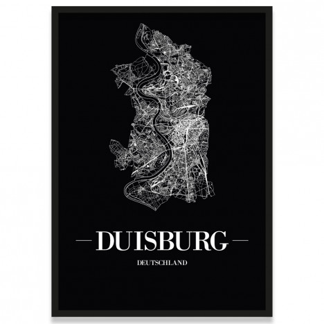Poster Duisburg Rahmen