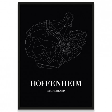 Poster Hoffenheim Rahmen