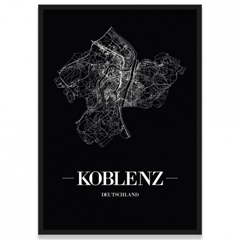 Poster Koblenz Rahmen