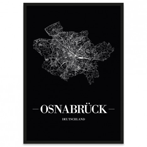 Stadtposter Osnabrück Stadtplan