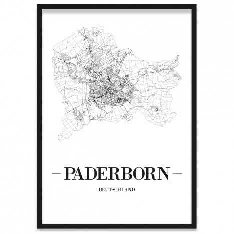 Stadtposter Paderborn Rahmen