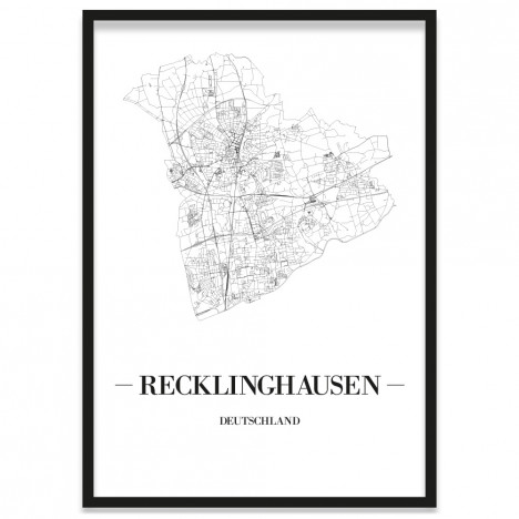 Poster Recklinghausen Bilderrahmen