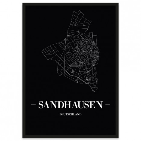 Poster Sandhausen Rahmen