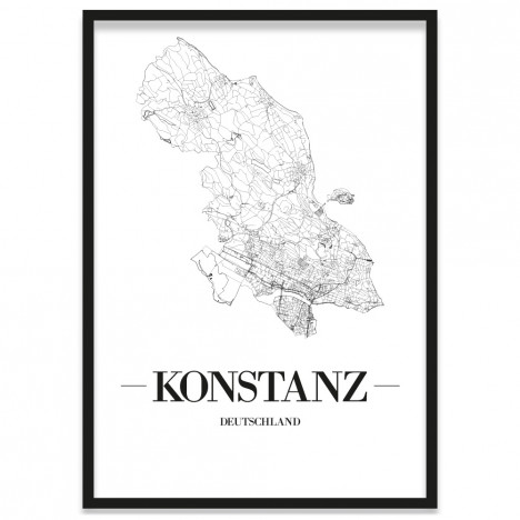 Stadtposter Konstanz Rahmen